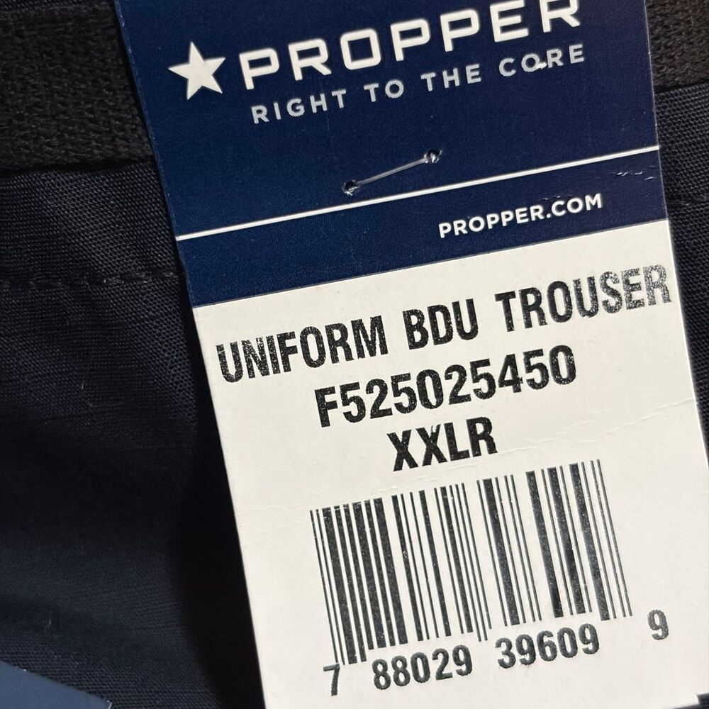 Propper Mens Tactical Pants 2XL/R Blue BDU Uniform Ripstop Reinforced Knees NWT - Picture 10 of 10